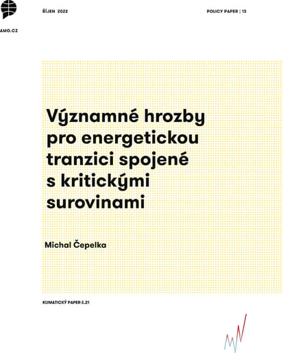 Významné hrozby pro energetickou tranzici spojené s kritickými surovinami