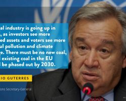 Projev Generálního tajemníka OSN o klimatické akci v Evropské radě pro zahraniční vztahy