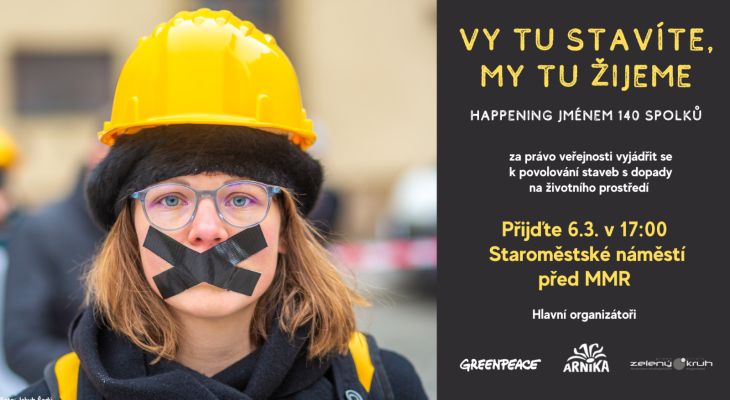 Vy tu stavíte, my tu žijeme: Za právo na vyjádření veřejnosti v povolování staveb