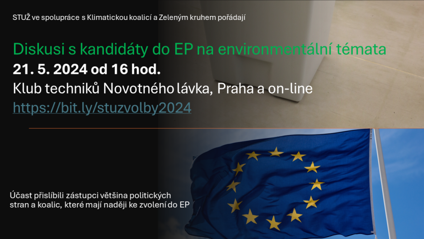 Diskuse s kandidáty do Evropského parlamentu na environmentální a klimatická témata