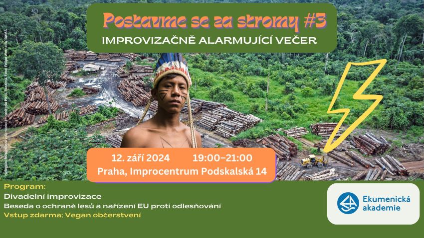 Improvizační večer Postavme se za stromy 	#3! 