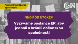 Útoky na nevládní organizace v Evropském parlamentu: Více než 550 organizací spojilo své síly na obranu občanské společnosti