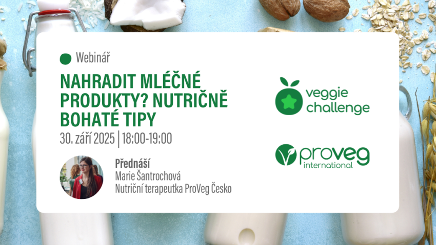 Nahradit mléčné produkty? Nutričně bohaté tipy s Veggie Challenge