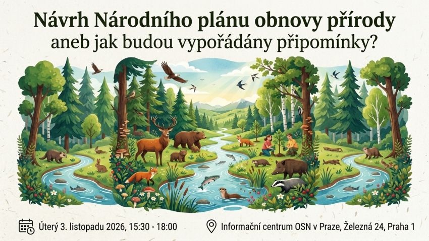 Diskusní seminář Návrh Národního plánu obnovy přírody